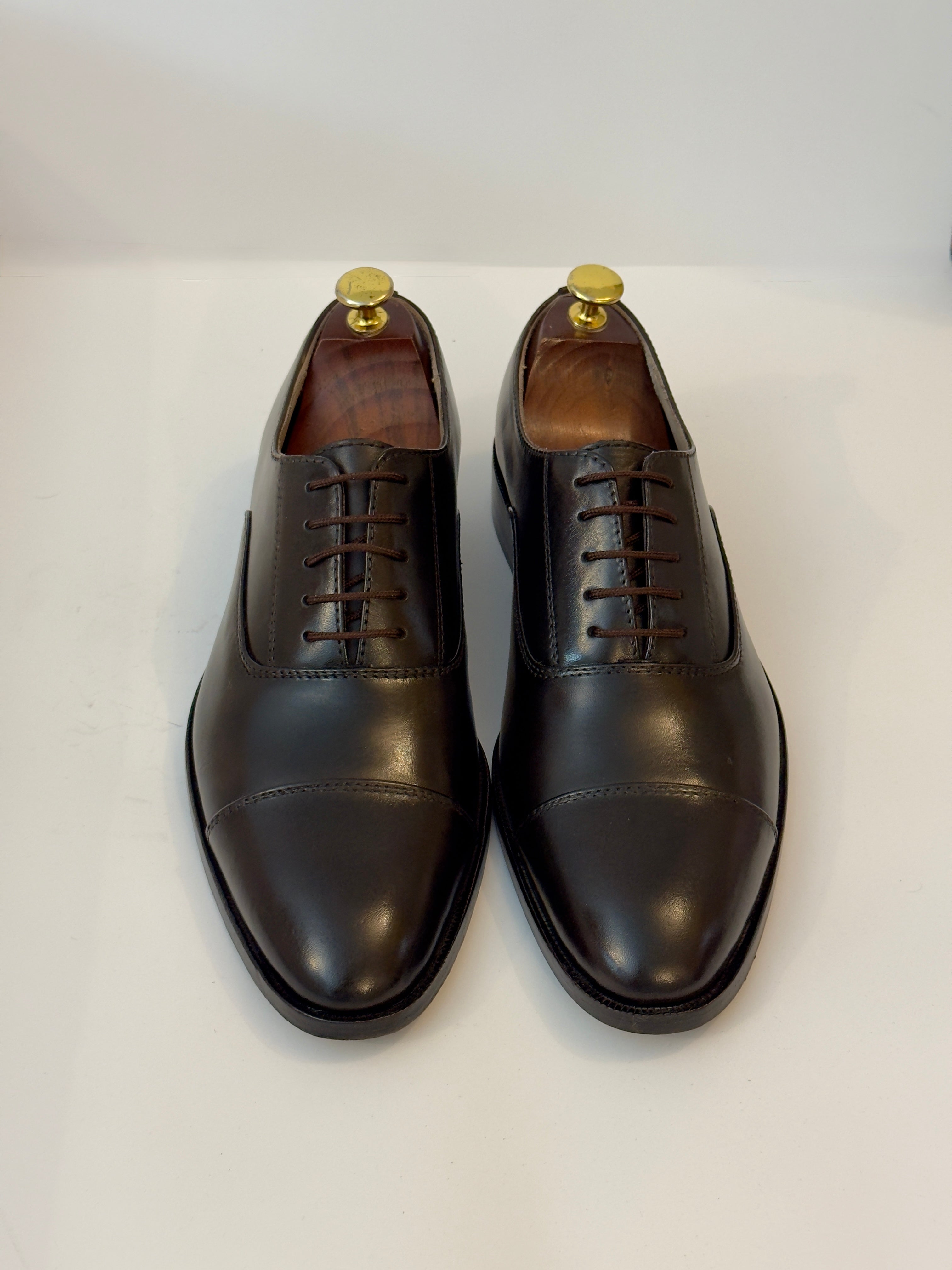 Brown Captoe Oxfords