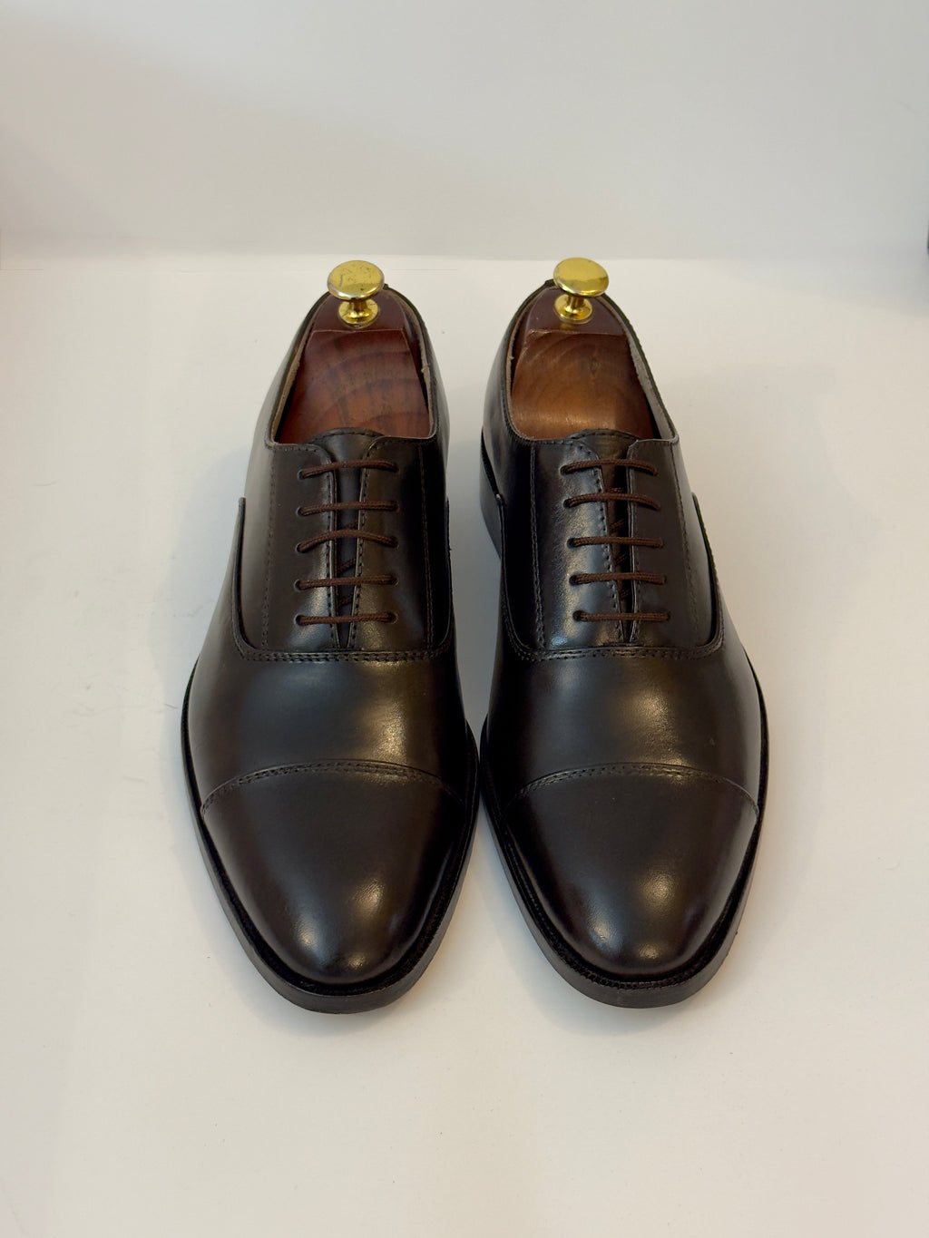 Brown Captoe Oxfords