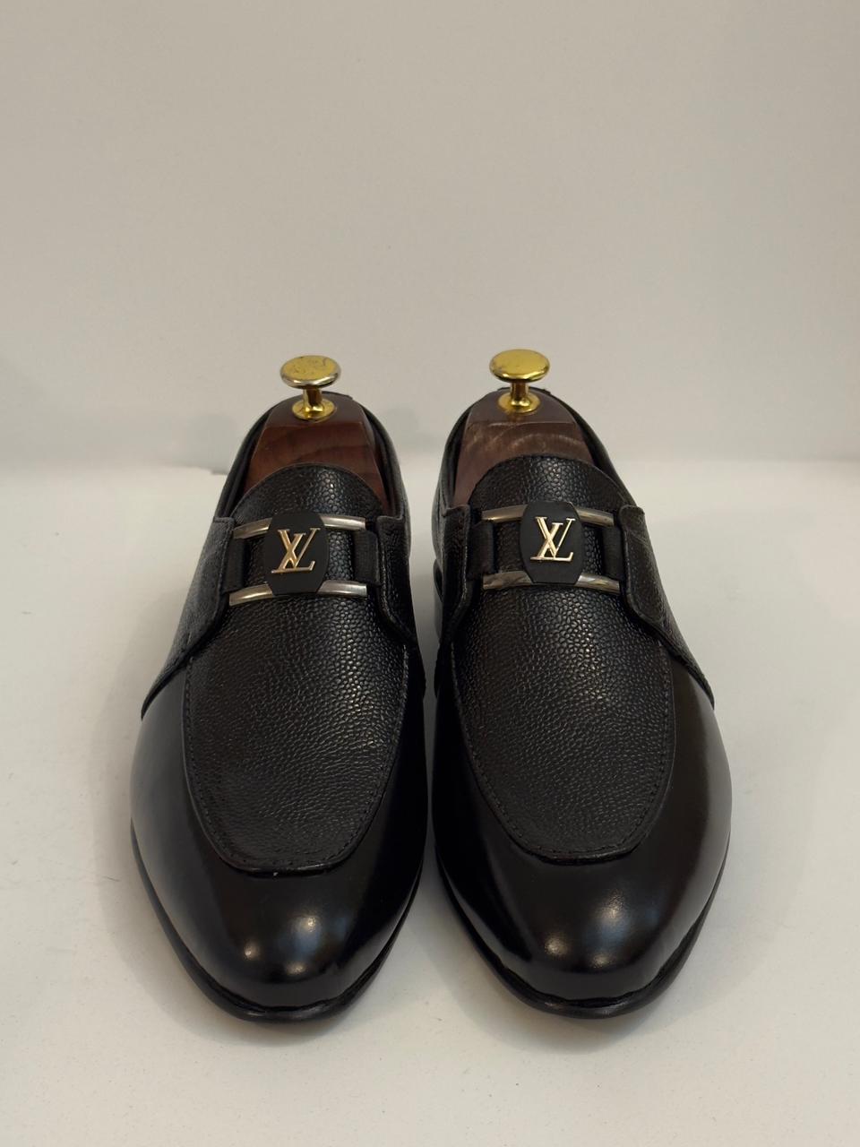 Black Buckled Loafers